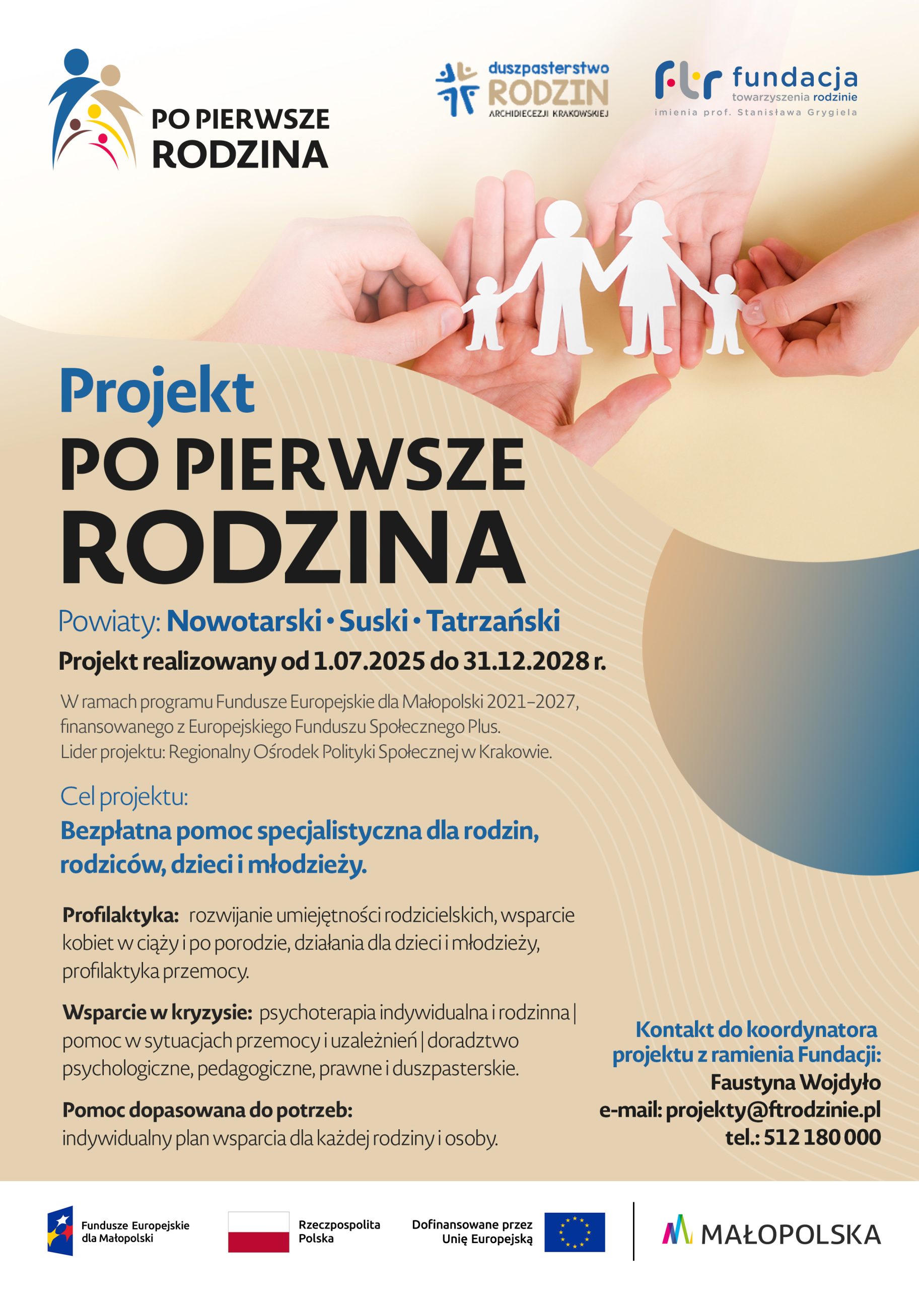 PO PIERWSZE RODZINA - Projekt wsparcia dla rodzin