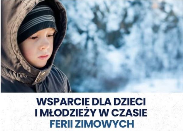Pomoc dla dzieci i młodzieży w czasie ferii zimowych